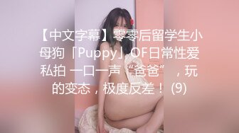 【中文字幕】零零后留学生小母狗「Puppy」OF日常性爱私拍 一口一声“爸爸”，玩的变态，极度反差！ (9)