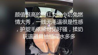 SM工作室，黑丝高跟大奶露脸女王调教人妖，给大鸡巴滴蜡烫熟了它好刺激，穿上假鸡巴内裤后入爆草人妖菊花