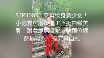 STP30893 花臂纹身美少女！小男友居家操逼！坚挺白嫩美乳，蹲着抓屌吸吮，骑乘位操肥唇骚穴，操完再自慰