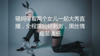 大奶美女隔着衣服揉捏奶子，表情很是淫骚，吸屌舔蛋，扶腰后入操