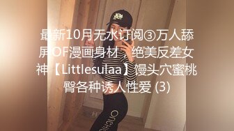 最新10月无水订阅③万人舔屏OF漫画身材，绝美反差女神【Littlesulaa】馒头穴蜜桃臀各种诱人性爱 (3)