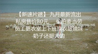 【新速片遞】 九月最新流出私房售价80元❤️偷拍麦当劳员工更衣室上下班换衣眼镜妹奶子还挺大的